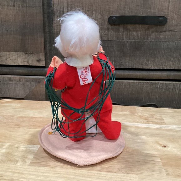 Annalee Mobilitee Dolls 7" Mr. Indoor Sanda w/ Lights Doll 1994 - Picture 4 of 7